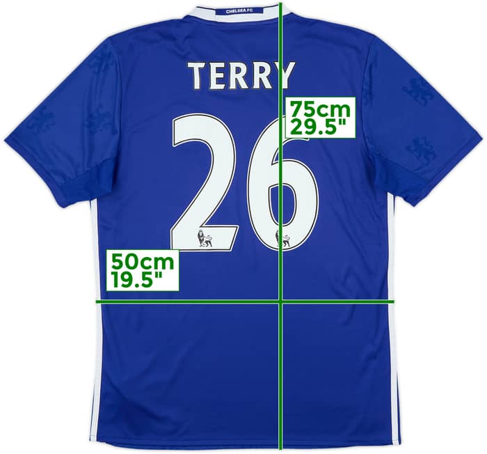 Camiseta de local del Chelsea 2016-17 Terry #26 - 8/10 - (M)