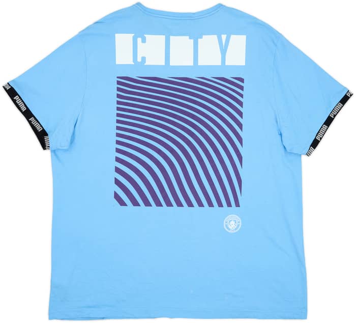 2018-19 Manchester City Puma Cotton Tee - 8/10 - (XXL)
