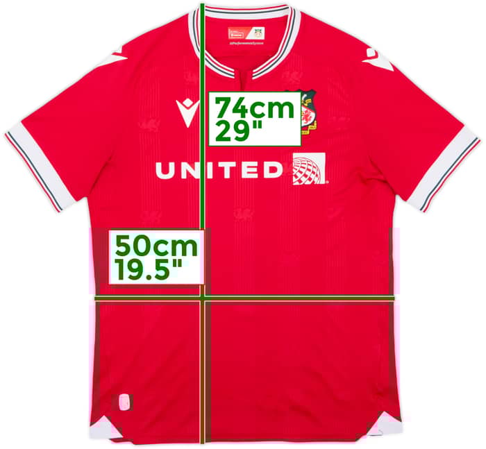 2023-24 Wrexham Home Shirt - 7/10 - (L)