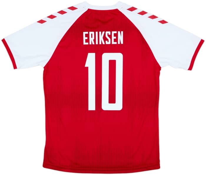 2020-21 Denmark Home Shirt Eriksen #10 - 8/10 - (L)