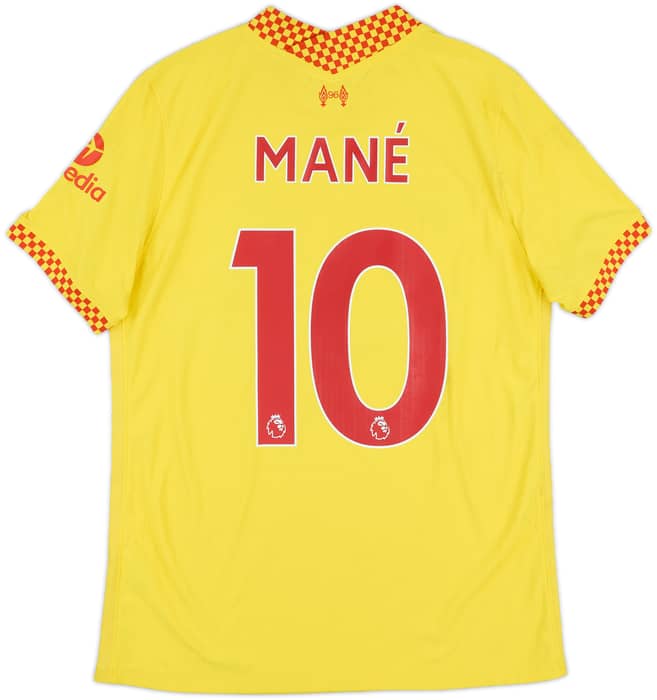 2021-22 Liverpool Authentic Third Shirt Mane #10 - 6/10 - (M)