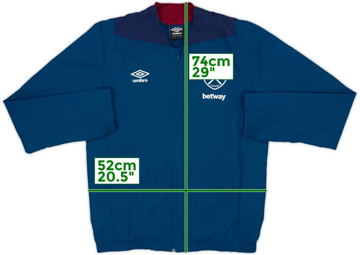 2019-20 West Ham Umbro Track Jacket - 10/10 - (M)