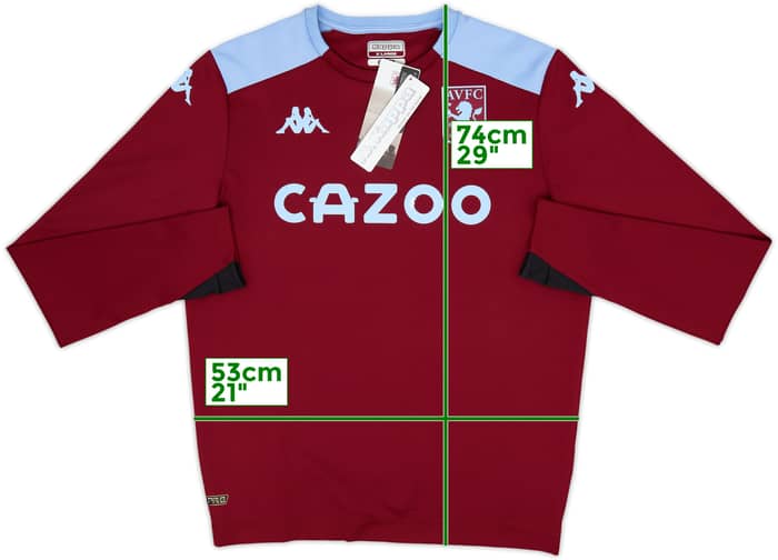 2020-21 Aston Villa Kappa Sweat Top (XL)