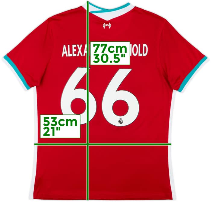 2020-21 Liverpool Home Shirt Alexander-Arnold #66 - 8/10 - (XL)