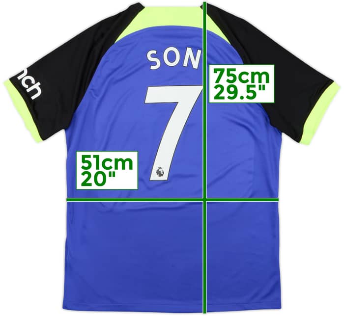 2022-23 Tottenham Third Shirt Son #7 - 9/10 - (L)