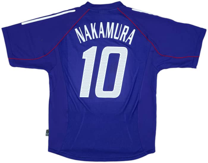 2002-04 Japan Home Shirt Nakamura #10 - 8/10 - (L)