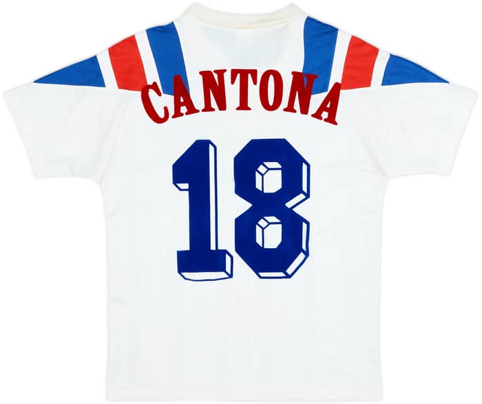 1992-94 France Away Shirt Cantona #18 - 5/10 - (M)