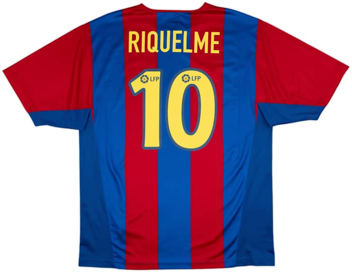 2002-03 Barcelona Basic Home Shirt Riquelme #10 - 9/10 - (XL)