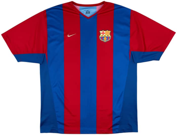 2002-03 Barcelona Basic Home Shirt Riquelme #10 - 9/10 - (XL)