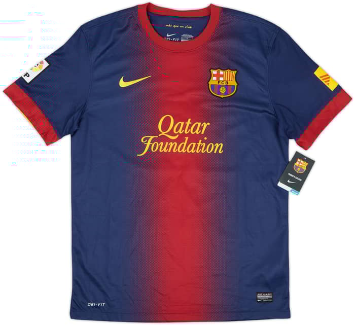 Camiseta de local del Barcelona 2012-13 A.Iniesta #8 (M)