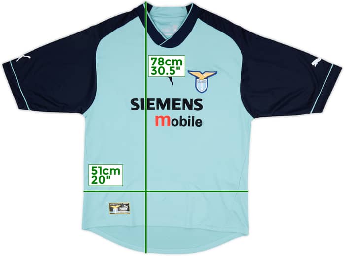 2002-03 Lazio Third Shirt - 9/10 - (XL)
