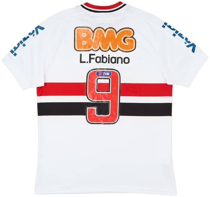 2011 Sao Paulo Home Shirt L. Fabiano #9 - 9/10 - (M)