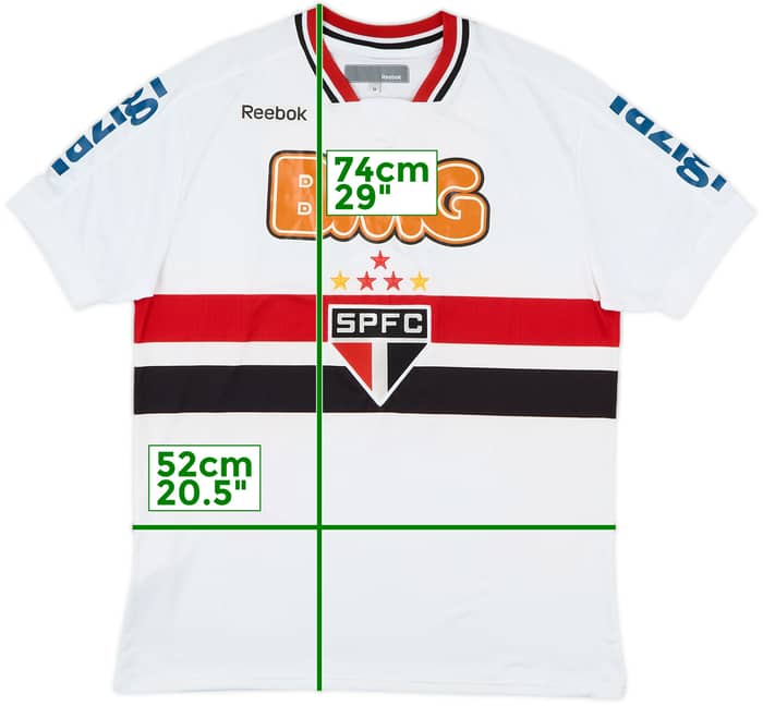 2011 Sao Paulo Home Shirt L. Fabiano #9 - 9/10 - (M)