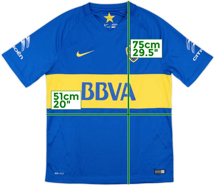 2015-16 Boca Juniors Home Shirt - 10/10 - (L)