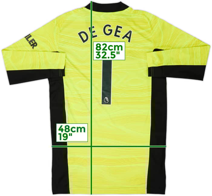 2021-22 Manchester United GK Shirt De Gea #1 (S)