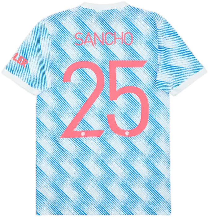 2021-22 Manchester United Away Shirt Sancho #25 (S)