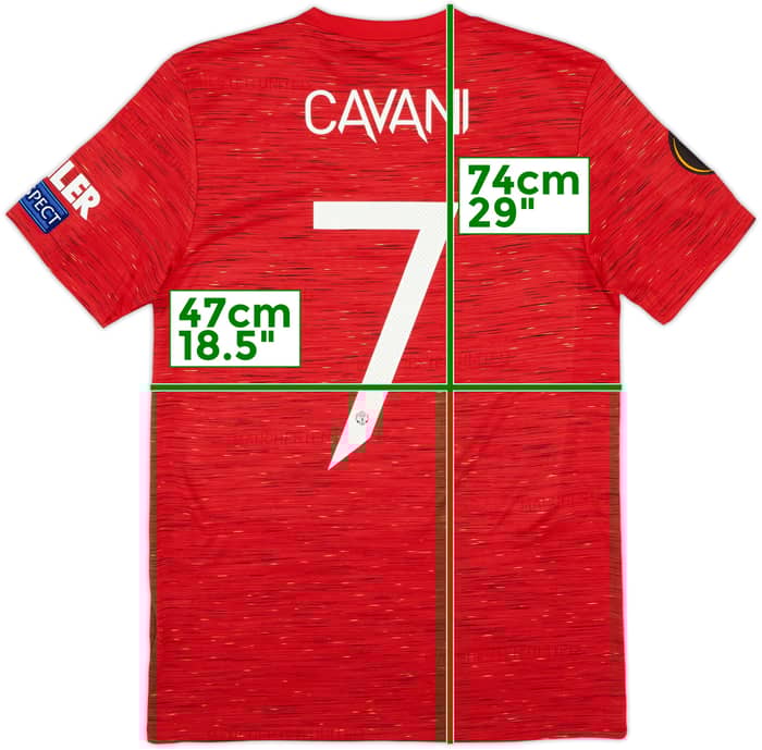 2020-21 Manchester United Home Shirt Cavani #7 (S)