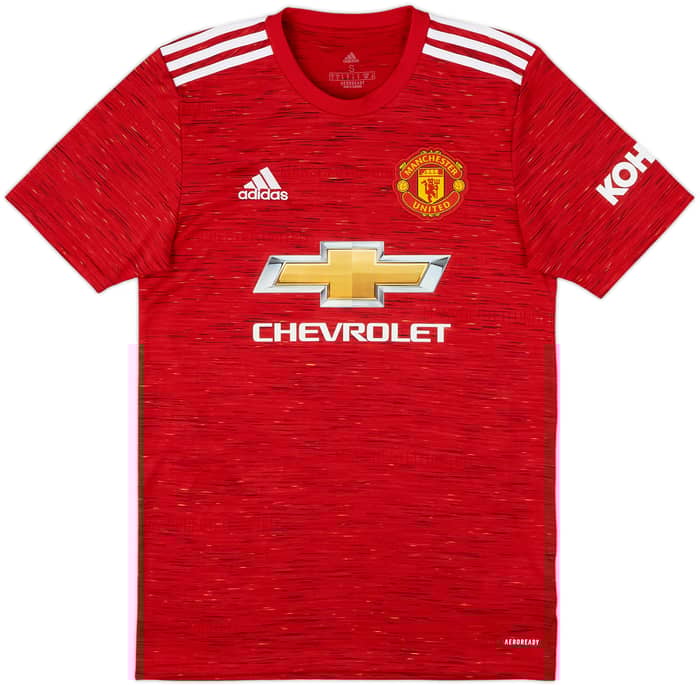 2020-21 Manchester United Home Shirt B.Fernandes #18 - 9/10 - (S)