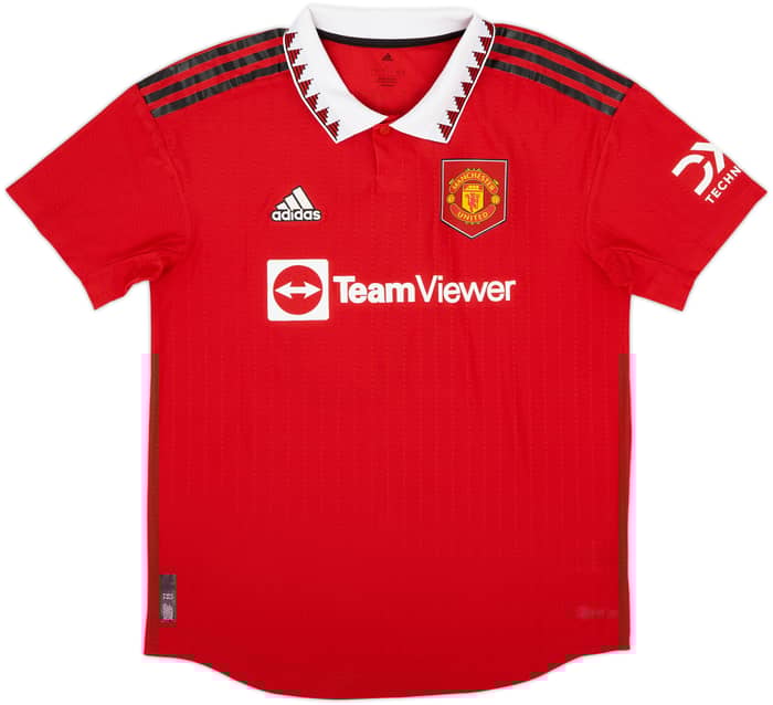 2022-23 Manchester United Authentic Home Shirt Rashford #10 - 8/10 - (L)