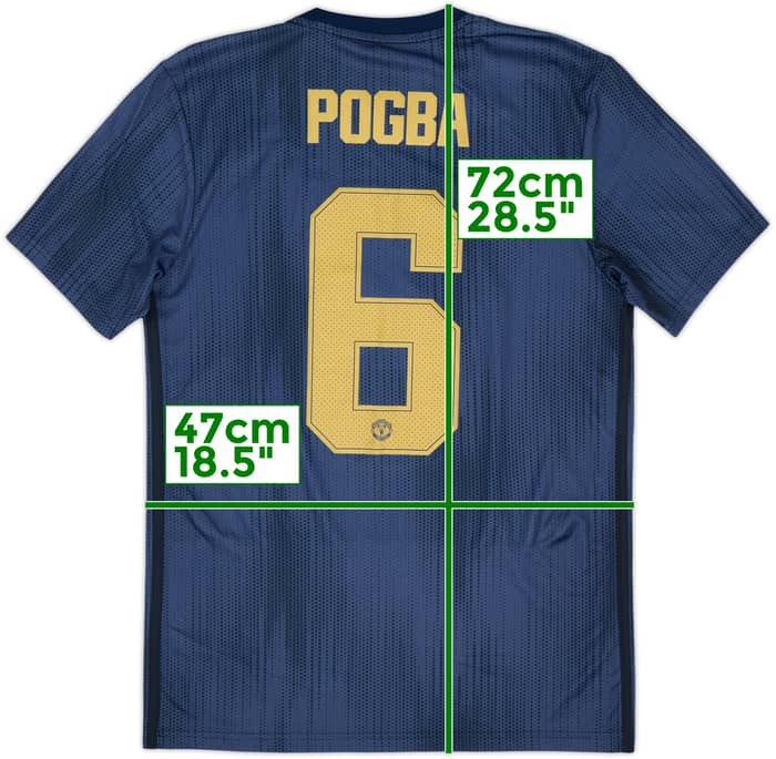 2018-19 Manchester United Third Shirt Pogba #6 (S)