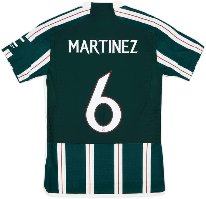 2023-24 Manchester United Authentic Away Shirt Martinez #6 (S)
