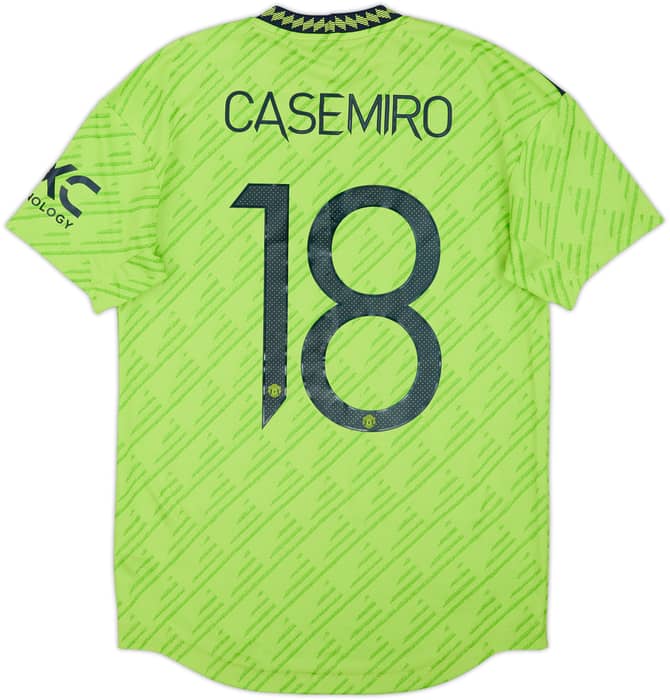 2022-23 Manchester United Authentic Third Shirt Casemiro #18 (S)