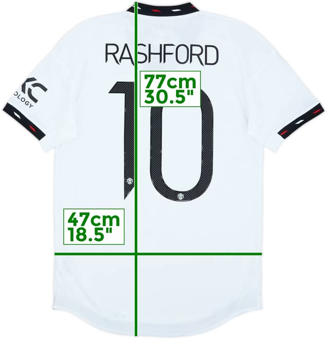2022-23 Manchester United Authentic Away Shirt Rashford #10 (S)