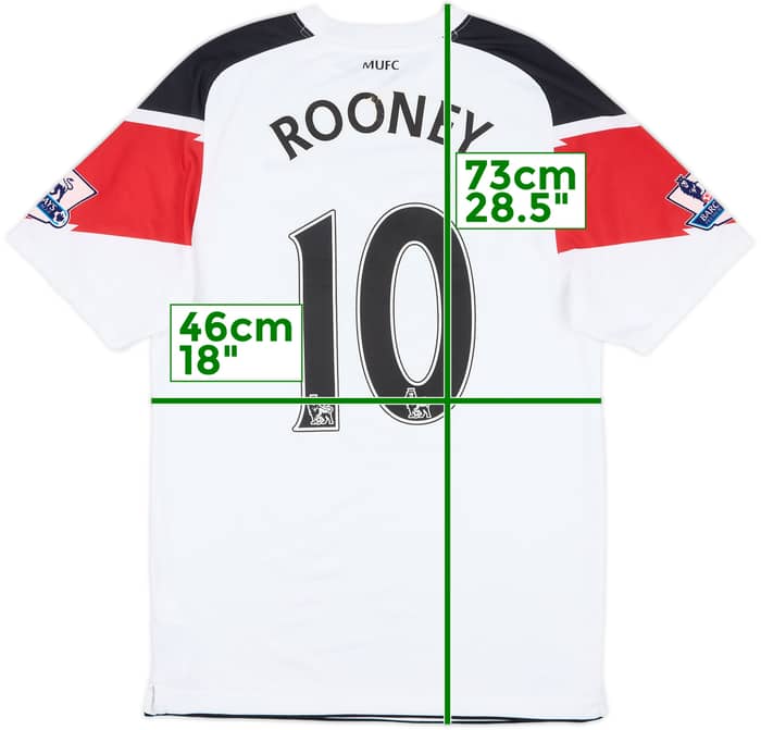 2010-12 Manchester United Away Shirt Rooney #10 - 6/10 - (S)
