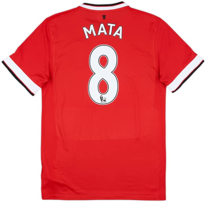 2014-15 Manchester United Home Shirt Mata #8 - 9/10 - (S)