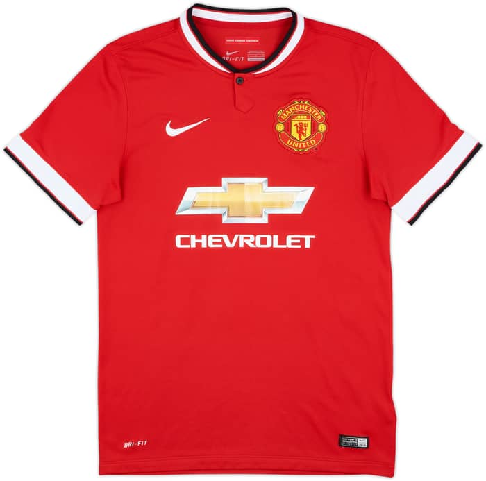 2014-15 Manchester United Home Shirt Mata #8 - 9/10 - (S)