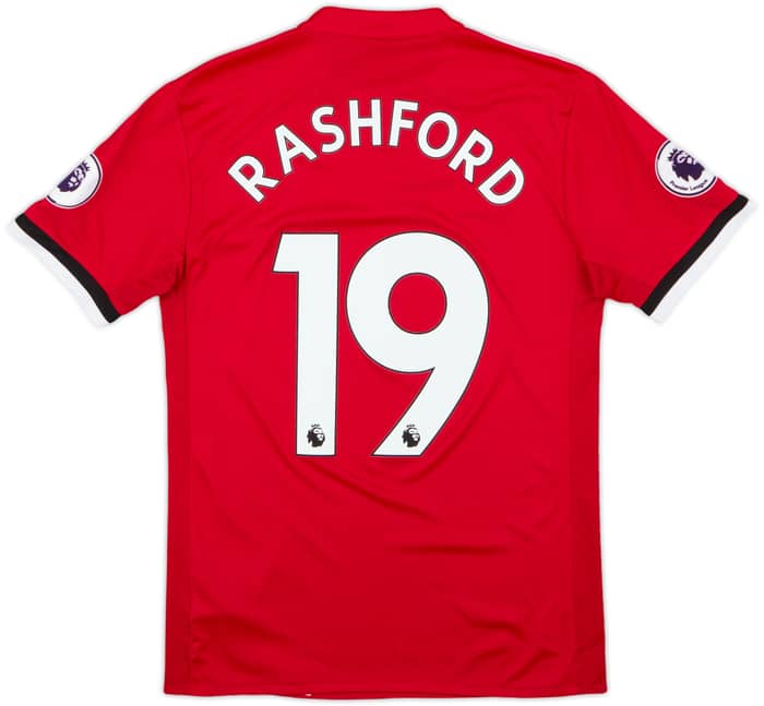 2017-18 Manchester United Home Shirt Rashford #19 - 6/10 - (S)