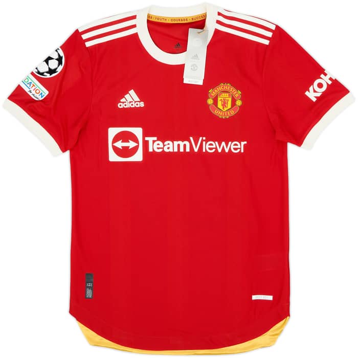 2021-22 Manchester United Authentic Home Shirt Wan-Bissaka #29 (S)