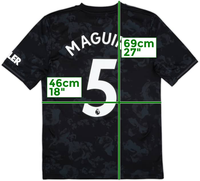2019-20 Manchester United Third Shirt Maguire #5 - 8/10 - (XL.Boys)