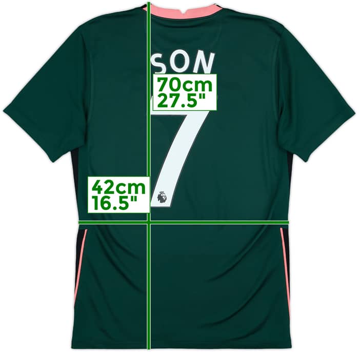 2020-21 Tottenham Away Shirt Son #7 - 7/10 - (S)