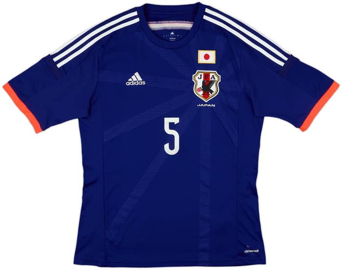 2013-15 Japan Home Shirt Nagatomo #5 - 6/10 - (M)
