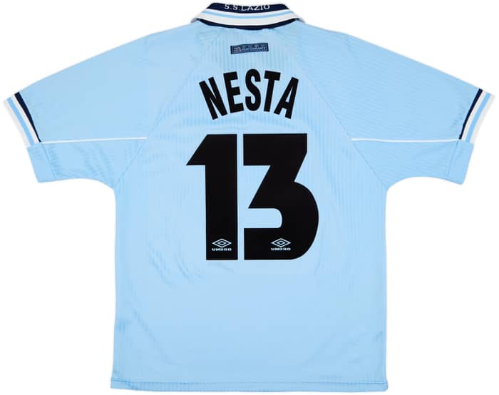1997-98 Lazio Home Shirt Nesta #13 - 8/10 - (M)