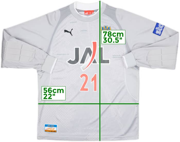 2005-06 Shimizu S-Pulse GK Shirt #21 - 9/10 - (XL)