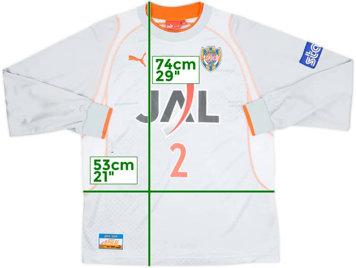 2005-06 Shimizu S-Pulse Away L/S Shirt #2 - 9/10 - (L)