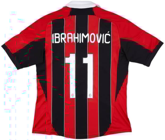 2012-13 AC Milan Home Shirt Ibrahimovic #11 - 8/10 - (XL)