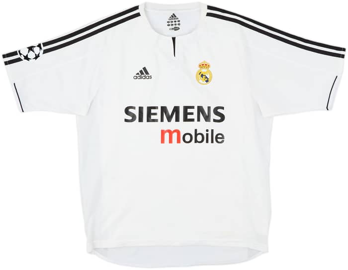 2003-04 Real Madrid Player Issue Home Shirt Ronaldo #9 - 7/10 - (M)