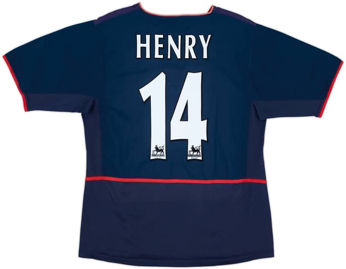 2002-04 Arsenal Away Shirt Henry #14 - 7/10 - (L)