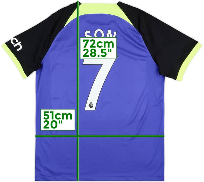 2022-23 Tottenham Away Shirt Son #7 - 9/10 - (L)