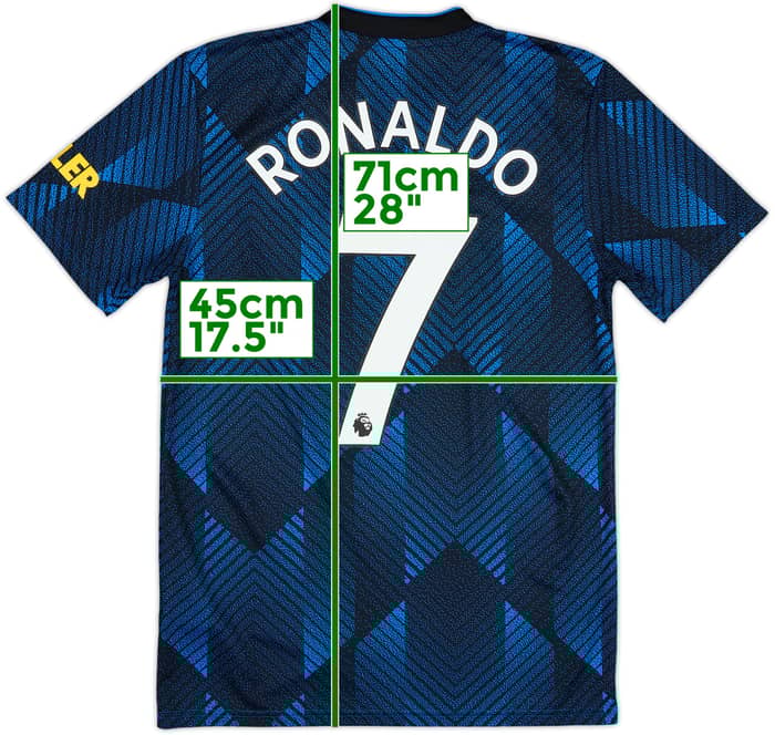 Camiseta de la tercera equipación del Manchester United 2021-22 Ronaldo #7 - 6/10 - (S)
