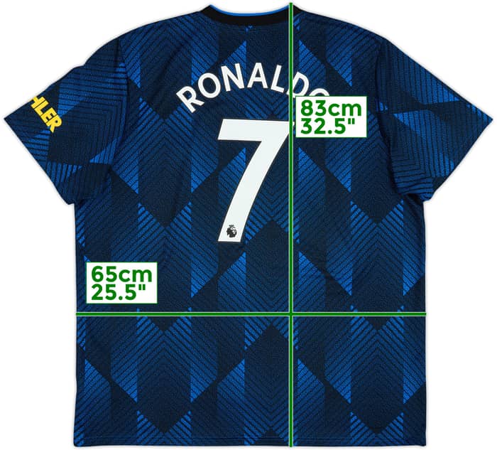 2021-22 Manchester United Tercera Camiseta Ronaldo #7 - 9/10 - (XXL)