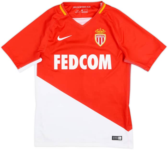 2017-18 Monaco Home Shirt Mbappe #10 - 7/10 - (S)