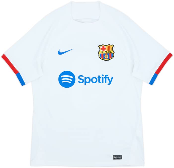 2023-24 Barcelona Away Shirt Lewandowski #9 - 9/10 - (M)