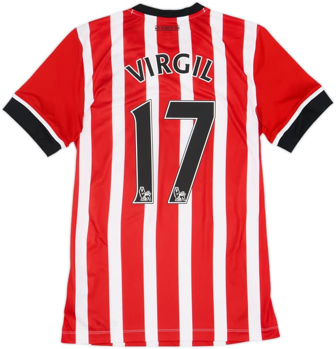 2016-17 Southampton Home Shirt Virgil #17 - 8/10 - (S)