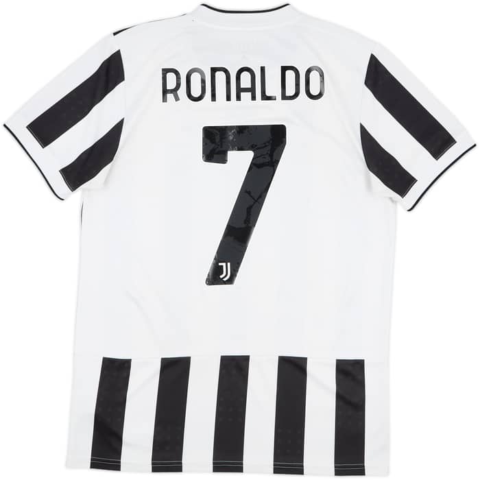 2021-22 Juventus Home Shirt Ronaldo #7 - 6/10 - (M)