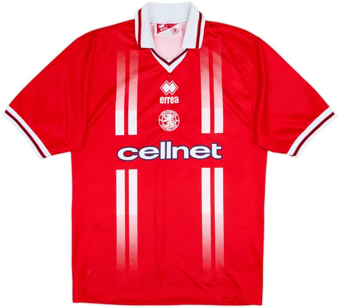 1998-99 Middlesbrough Signed Home Shirt - 7/10 - (S)
