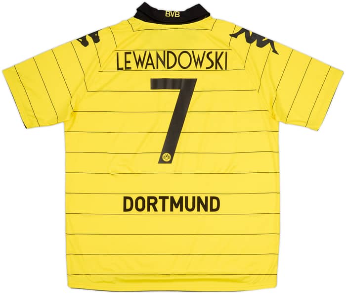 2010-11 Borussia Dortmund Home Shirt Lewandowski #7 - 10/10 - (XXL)